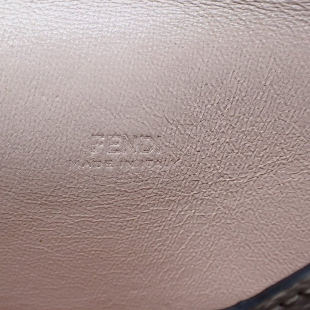 Fendi Blush-Beige Leather Envelope Clutch - Picture 6 of 6